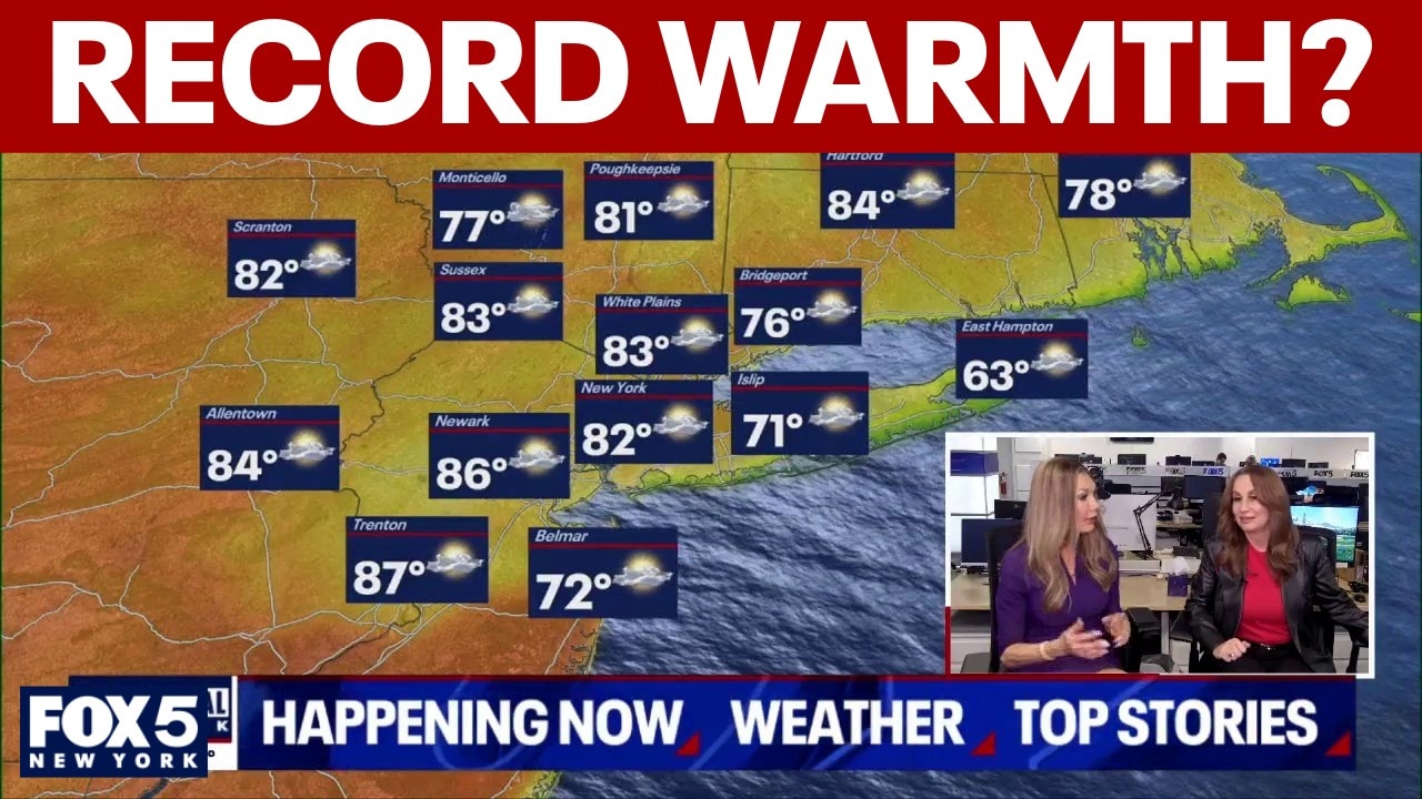 Record warmth to hit NYC-area this week: Latest forecast