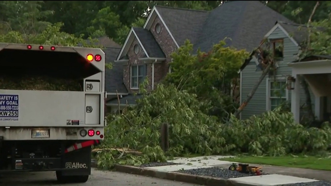 Crews still working to clear tree, restore power