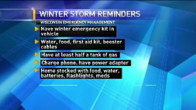 Wisconsin Emergency Management offers snow preparation tips