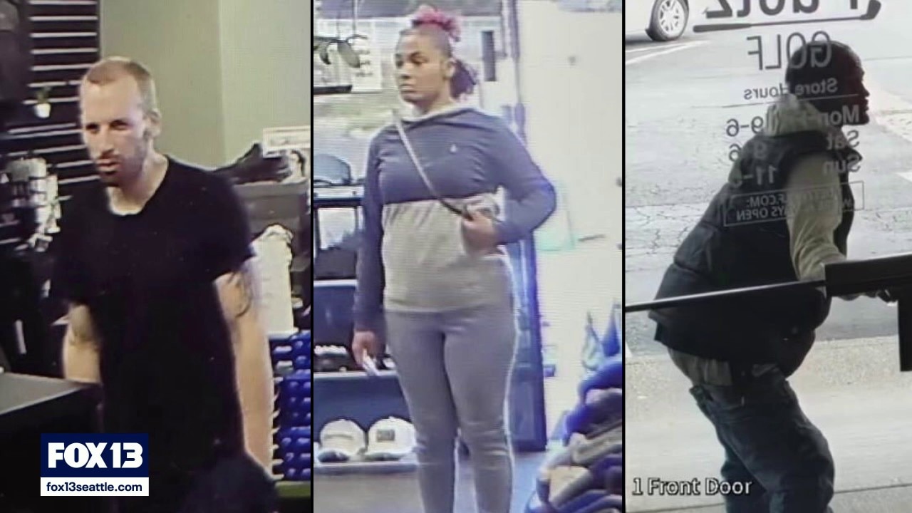 Bellevue PD seek ID theft suspects targeting golf stores