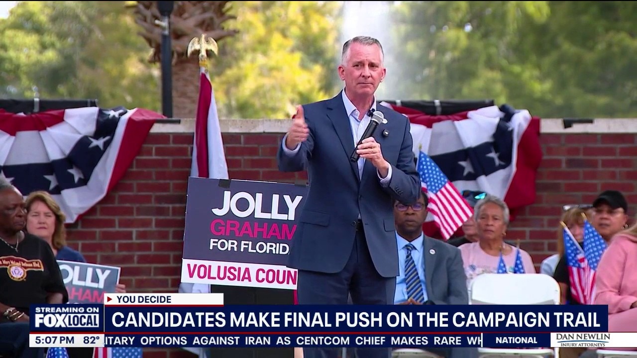 Florida candidates make final visits on the campaign trail