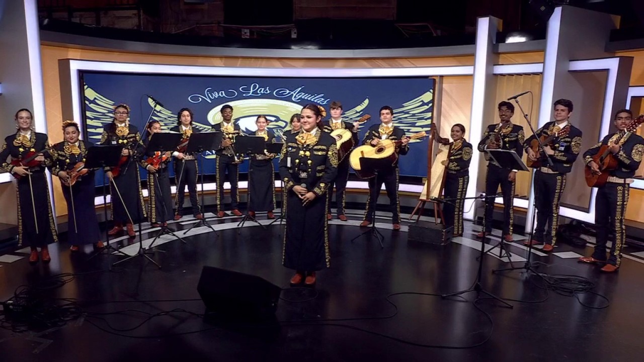 Mariachi Las Águilas performs in FOX 7 studios