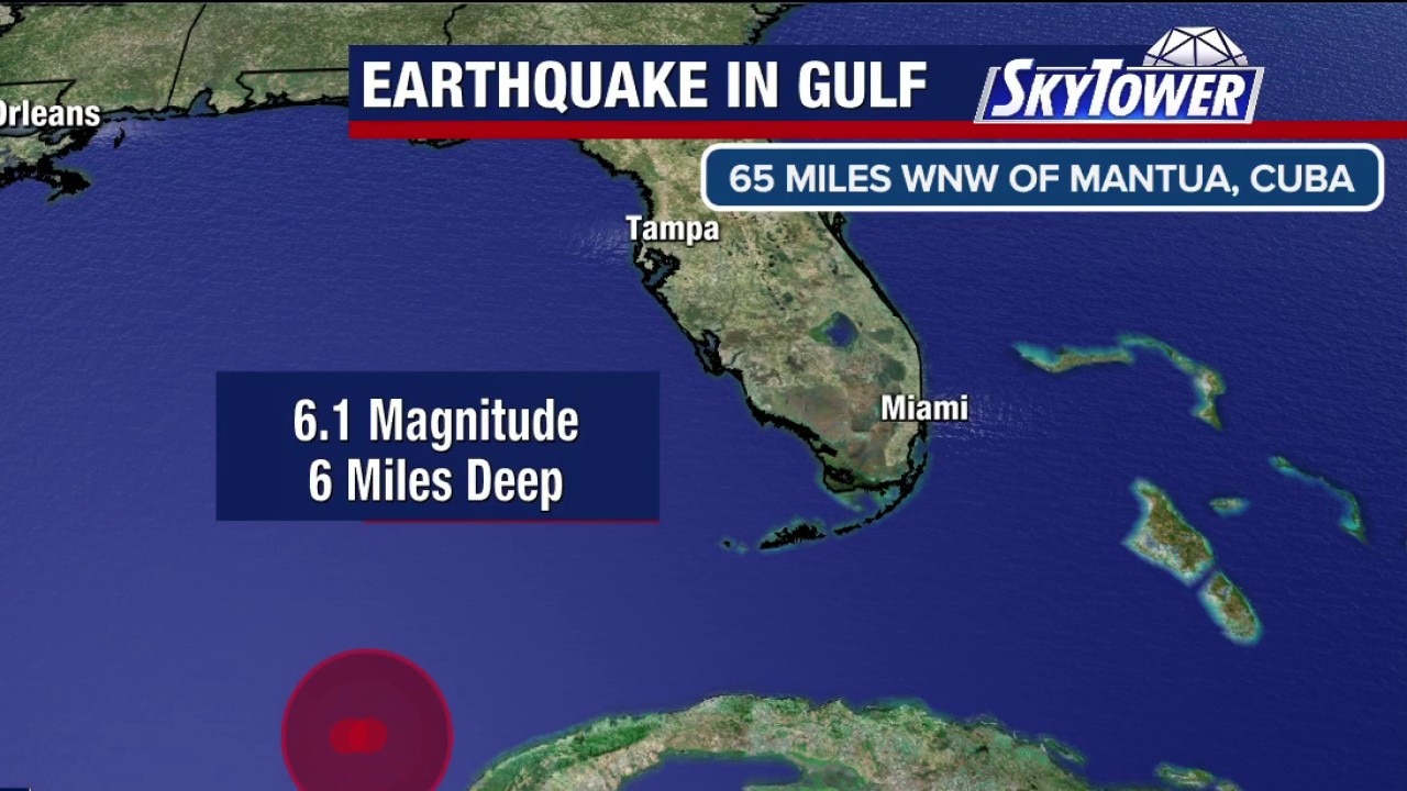 Cuban earthquake felt in Tampa Bay area