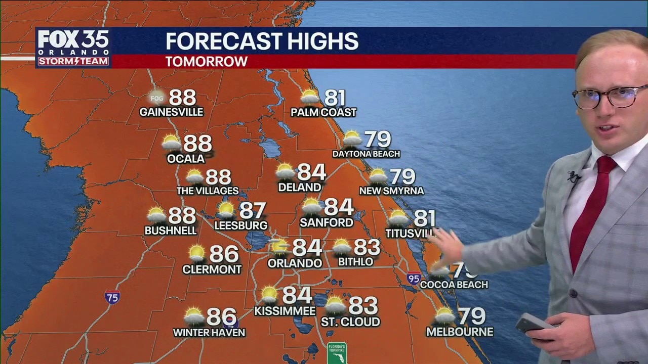 Orlando Weather Forecast: Tracking a big warm up this weekend