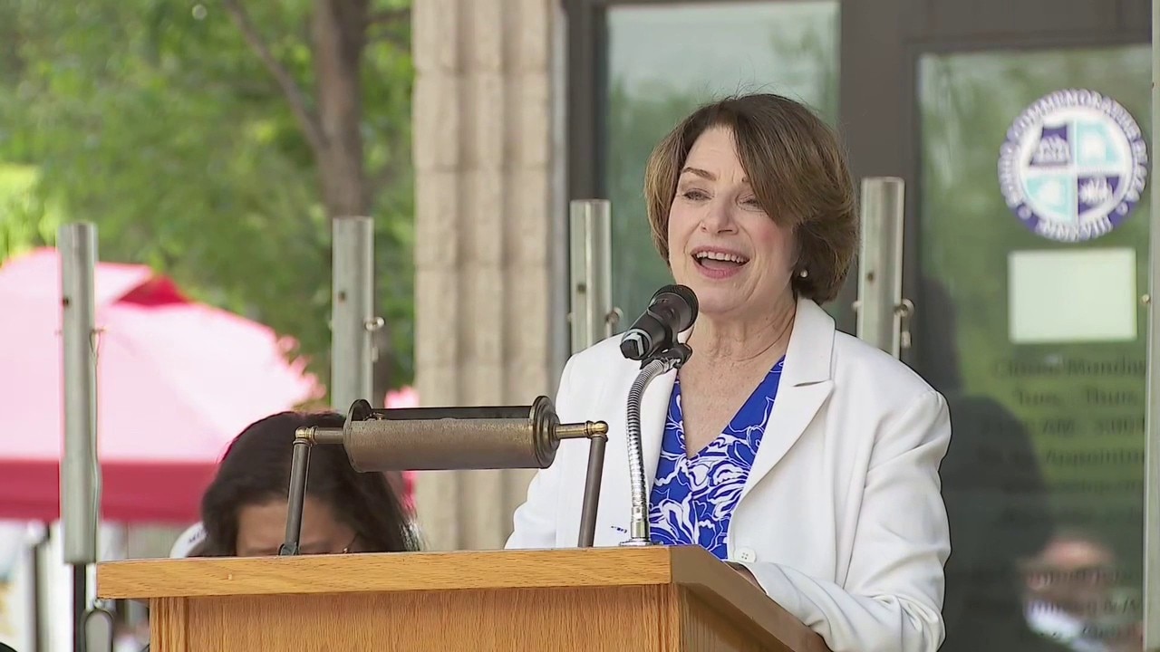 Klobuchar at Juneteenth event in Rondo neighborhood
