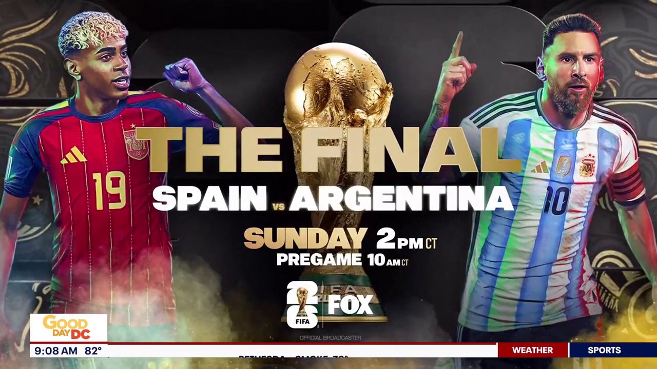 SUNDAY: Spain, Argentina set for World Cup final showdown