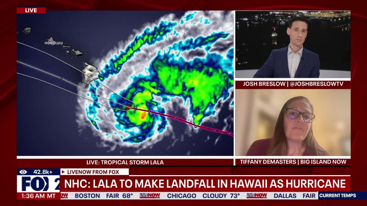 NHC: Lala to make landfall as Category 1 hurricane