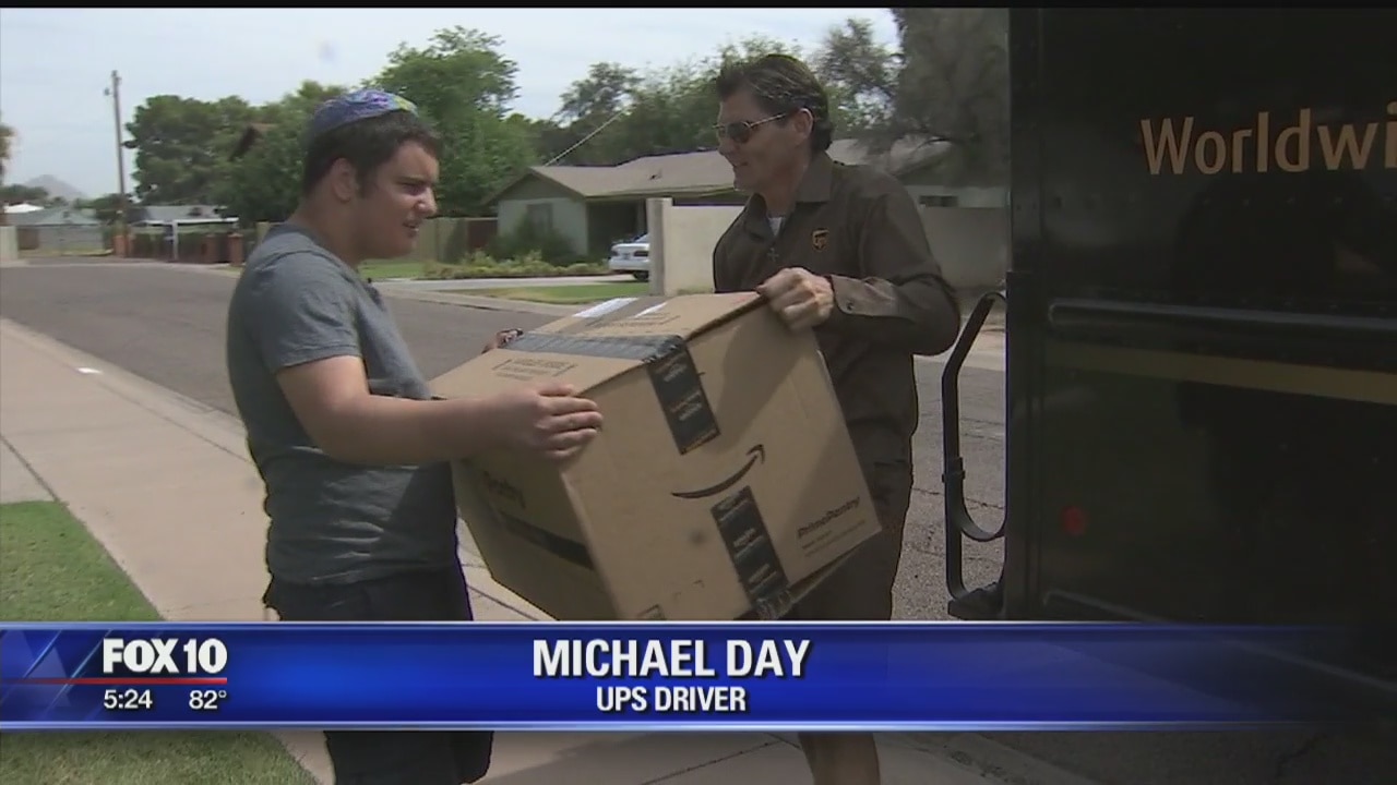 UPS driver shares special bond with autistic teen