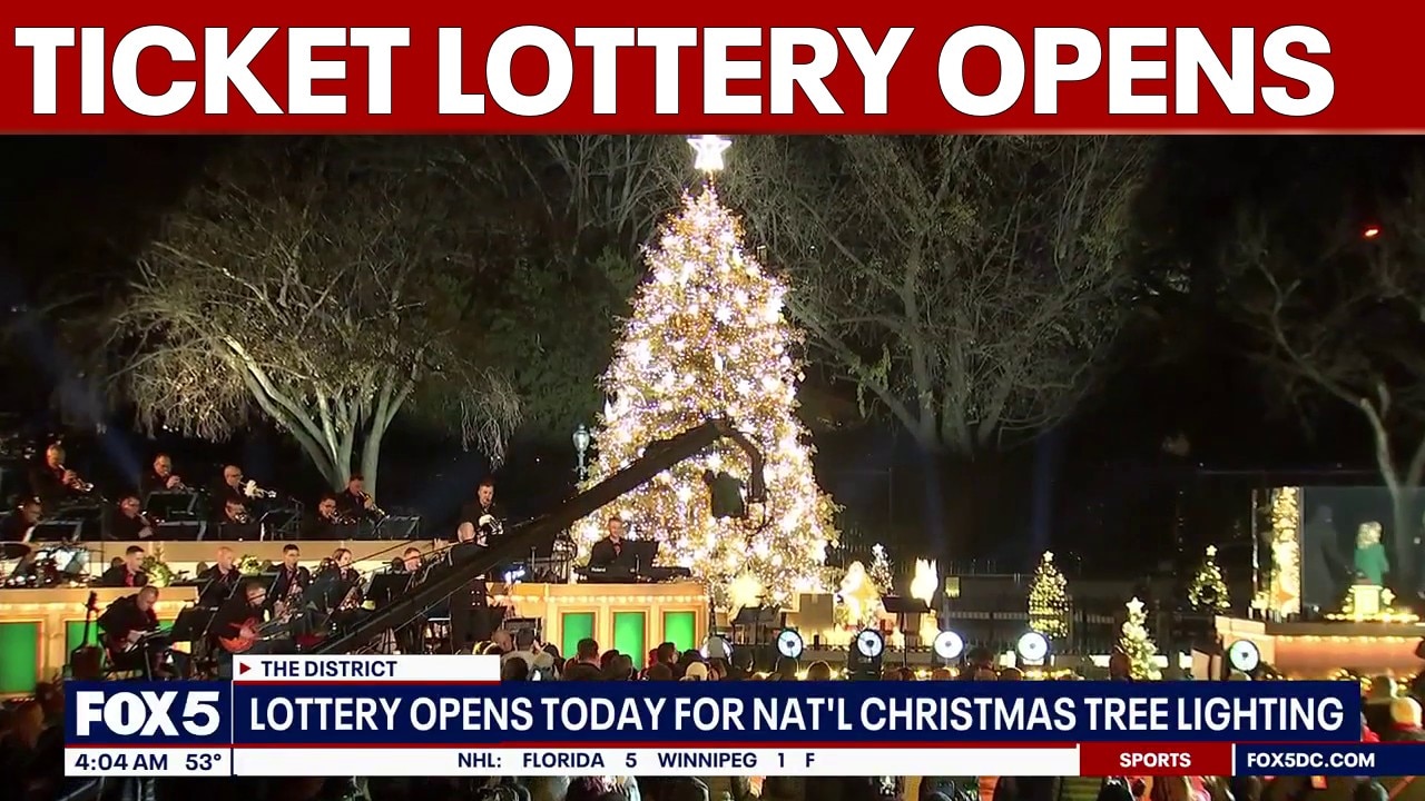 National Christmas Tree Lighting Ceremony 2026 ticket lottery opens