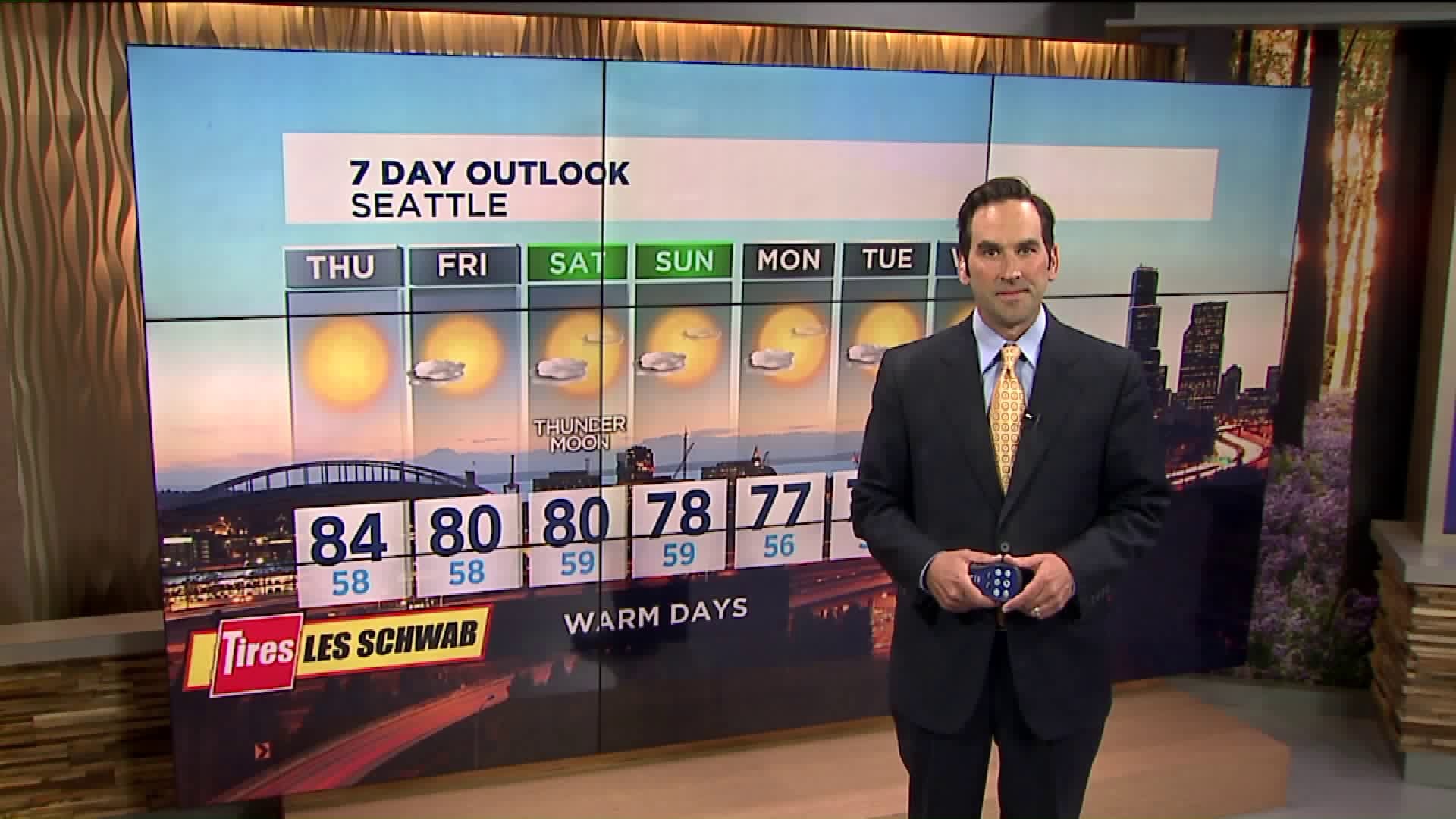 Q13 News evening weather forecast