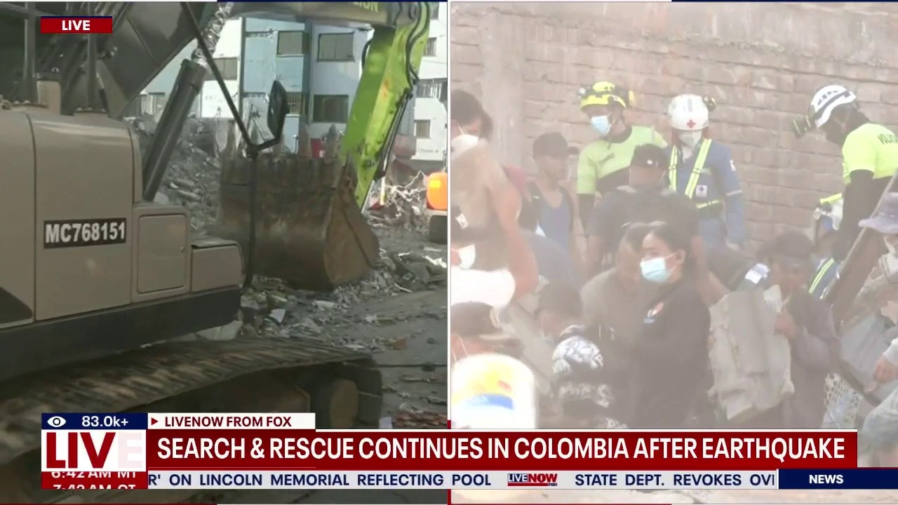 Death toll rises to 164 after Colombia earthquake