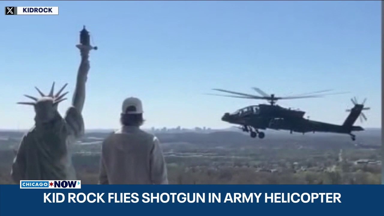 TMZ: Kid Rock joins military helicopter flight ahead of major U.S. milestone | ChicagoNOW