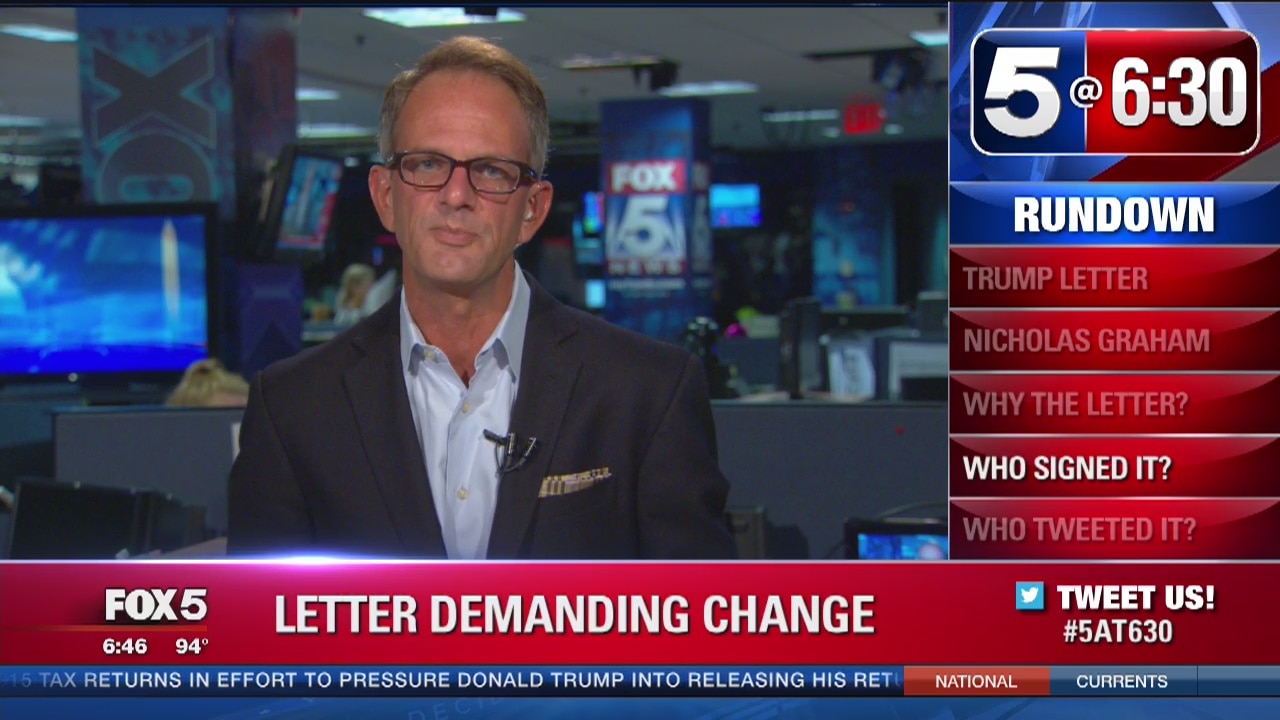 Letter demanding change