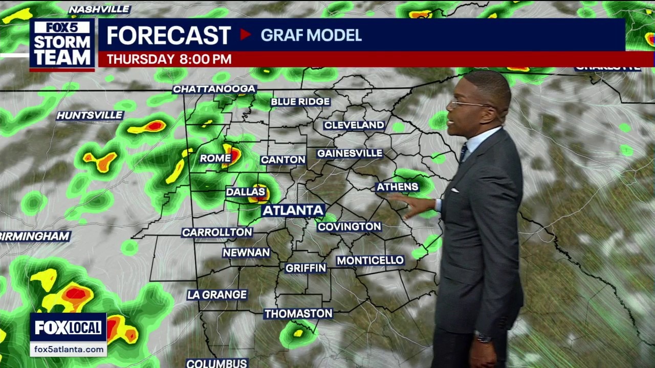 Thursday evening forecast