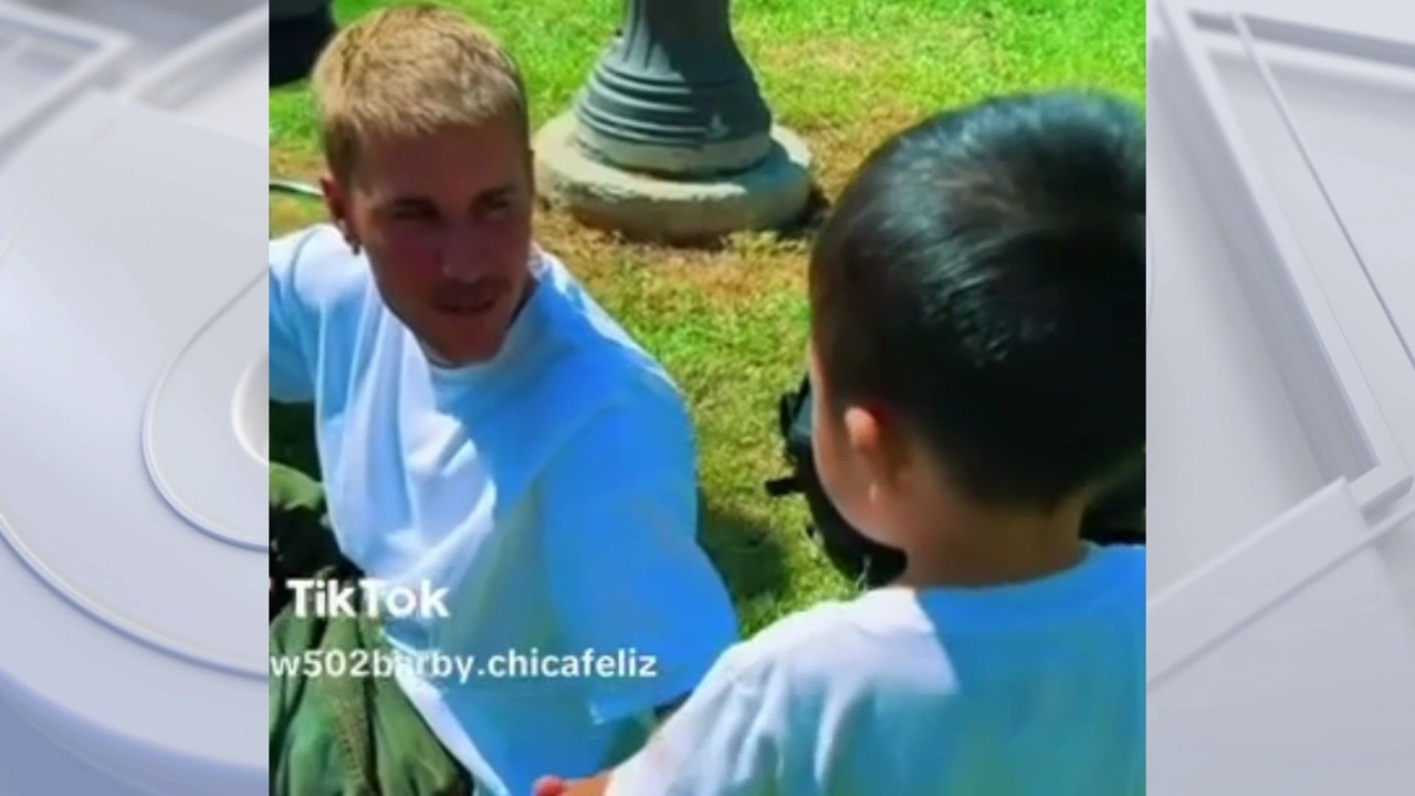 Justin Bieber spotted in MacArthur Park