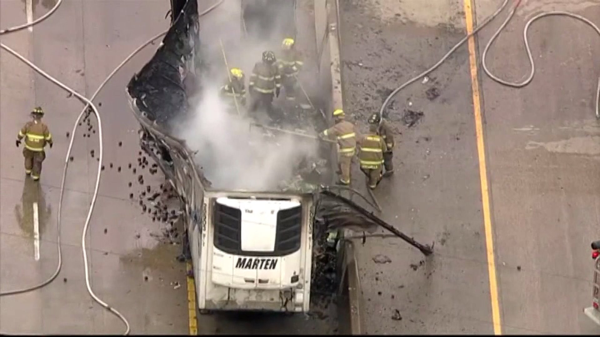 Dallas avocado truck fire