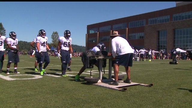 Marshawn Lynch at Training Camp