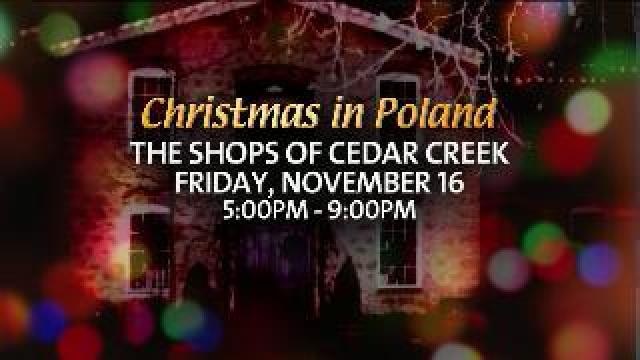 Christmans in Poland: The shops of Cedar Creek
