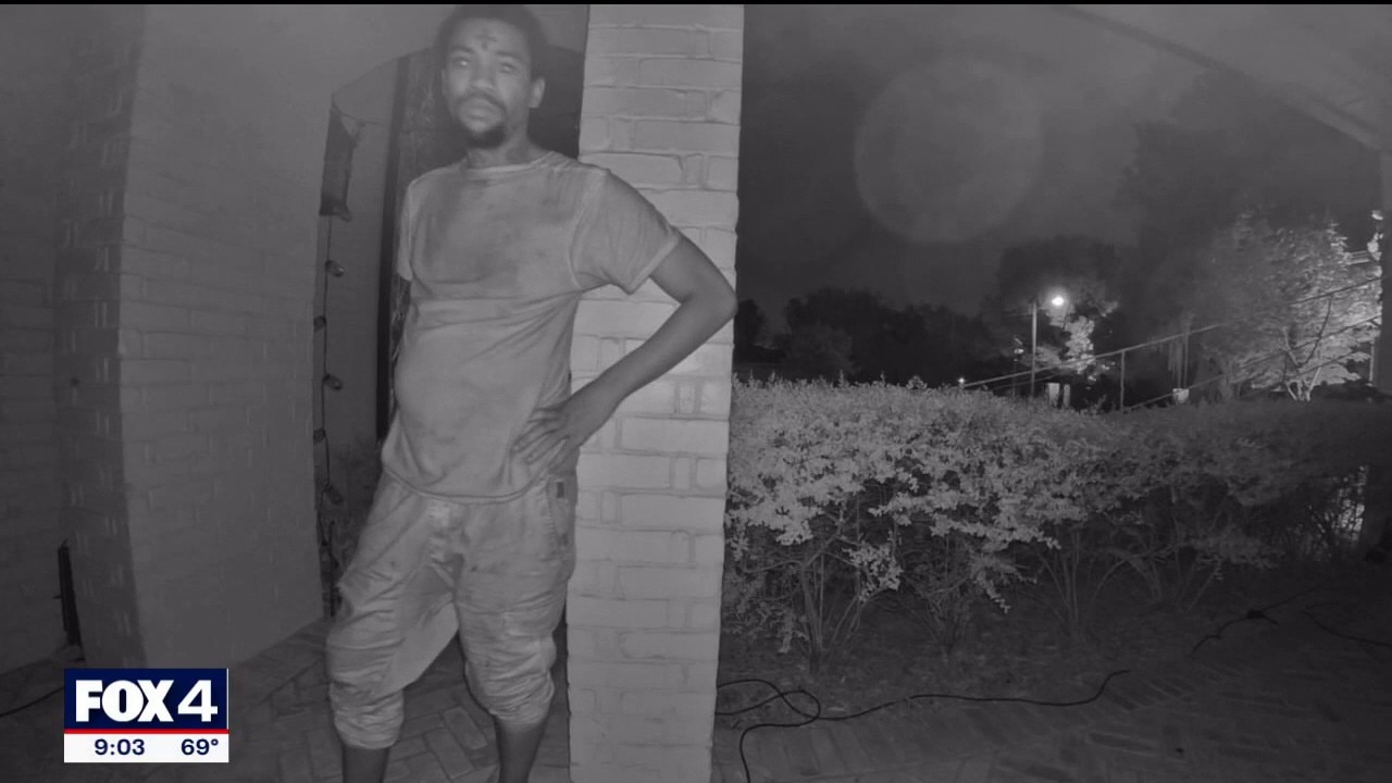 Lake Highlands attempted burglar breaks door window