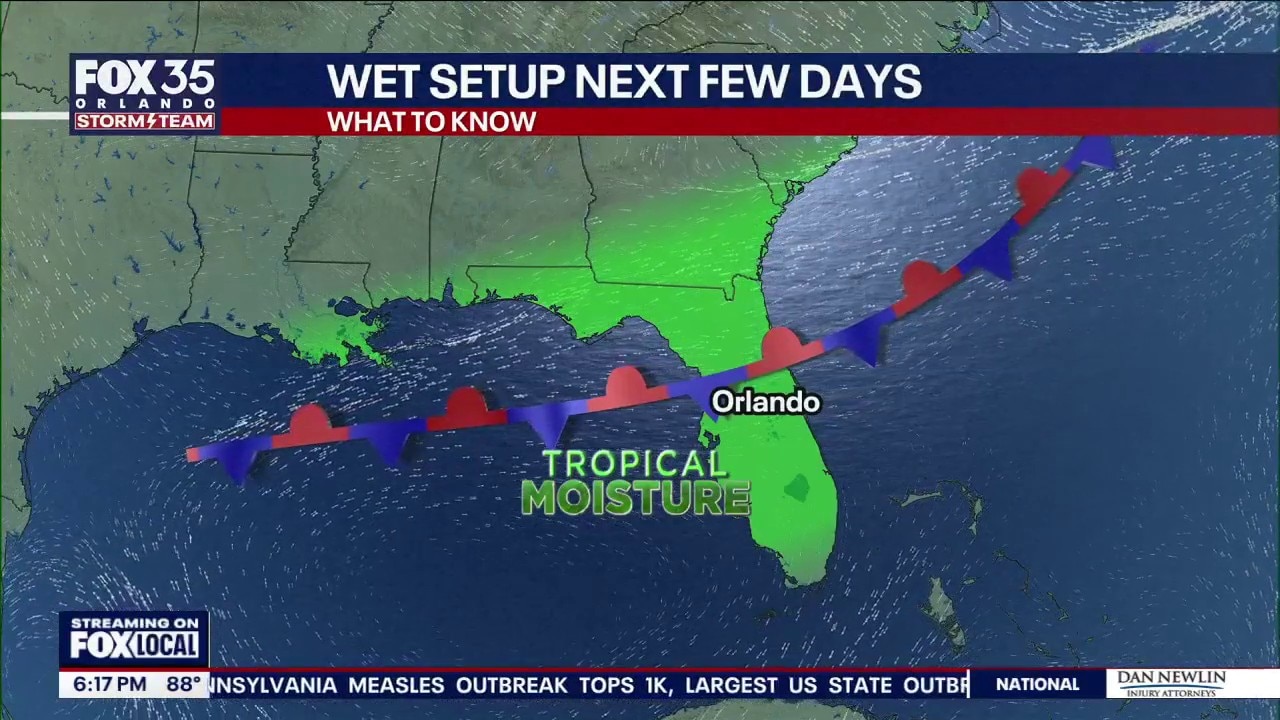 Rainfall forecast: What to expect this week