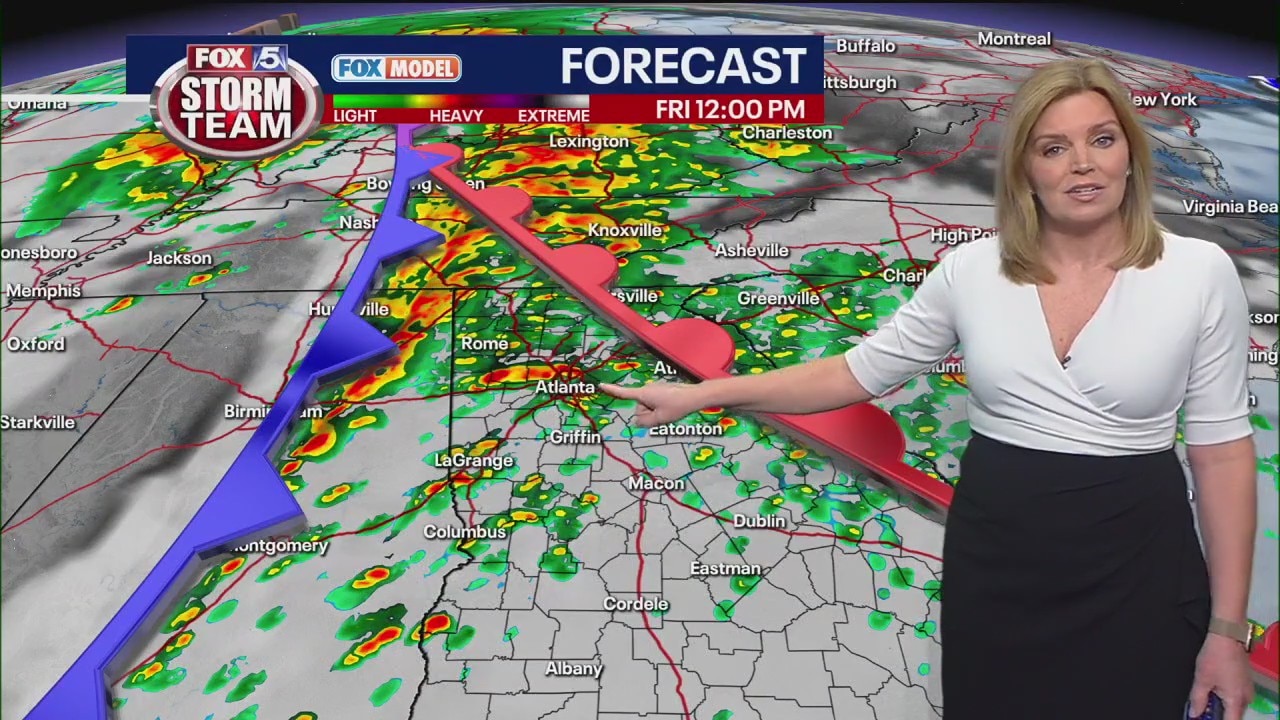 Georgia severe storms: Friday forecast