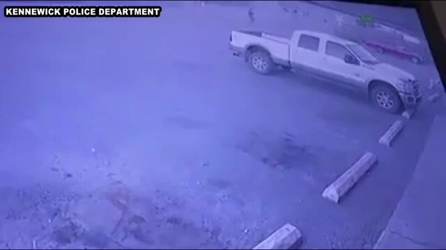 Video shows mans truck stolen as he robbed business, police say