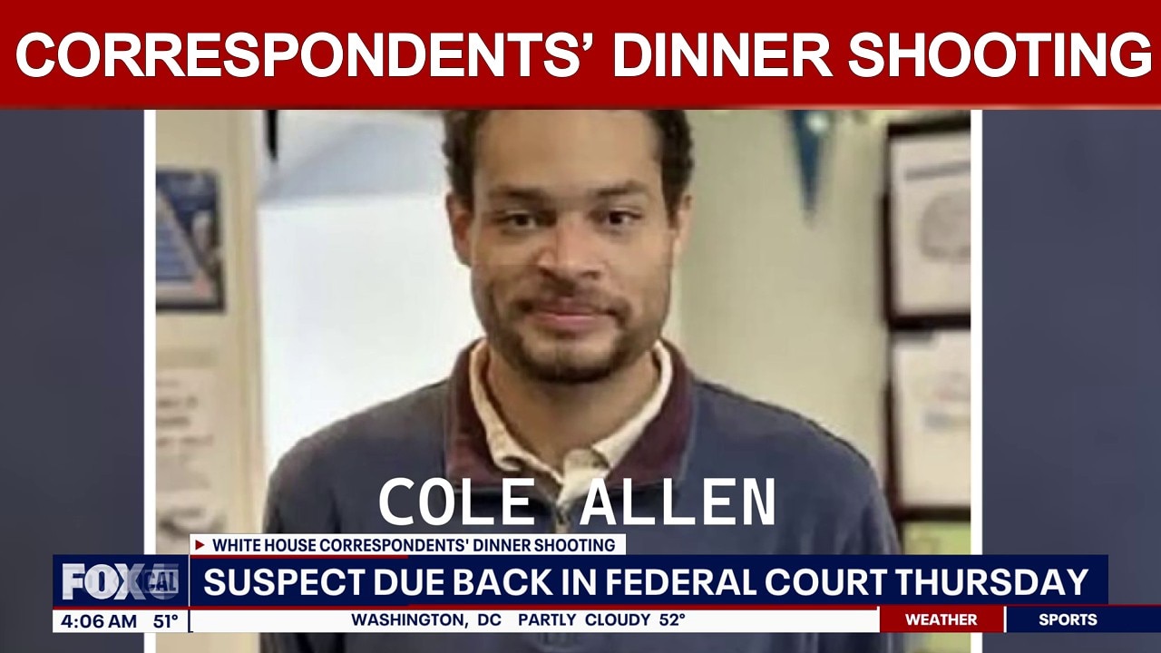 Suspect in Correspondents’ Dinner shooting due back in federal court Thursday | FOX 5 AT 4AM