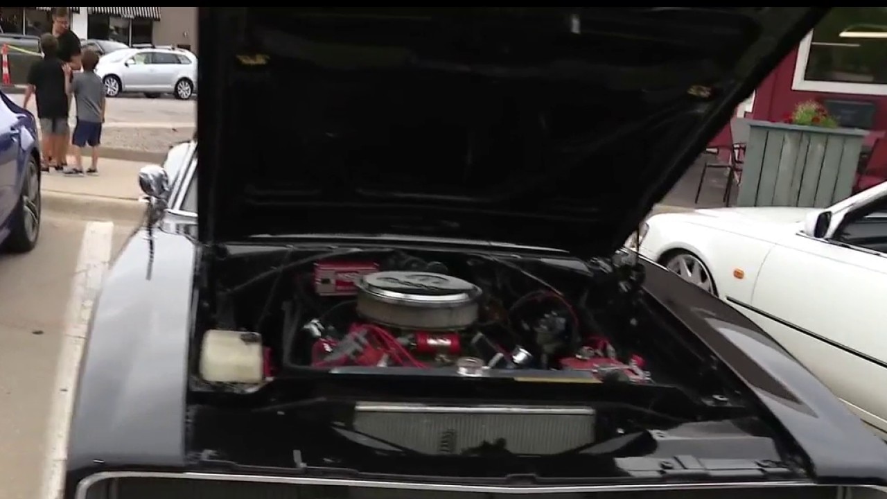 Vince shows off his 1968 Dodge Charger at the Woodward Dream Cruise
