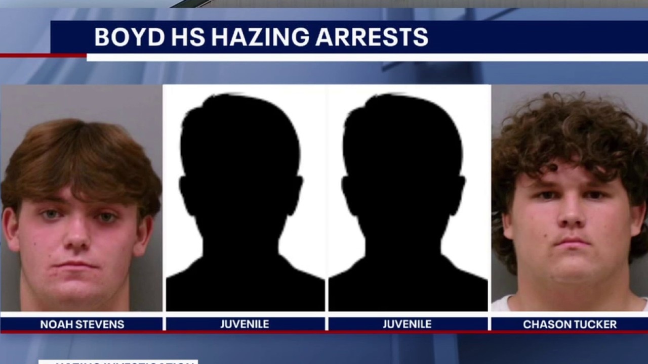 Four Boyd football players face felony charges as police investigate locker room hazing incident