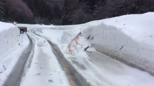 Mountain passes closed
