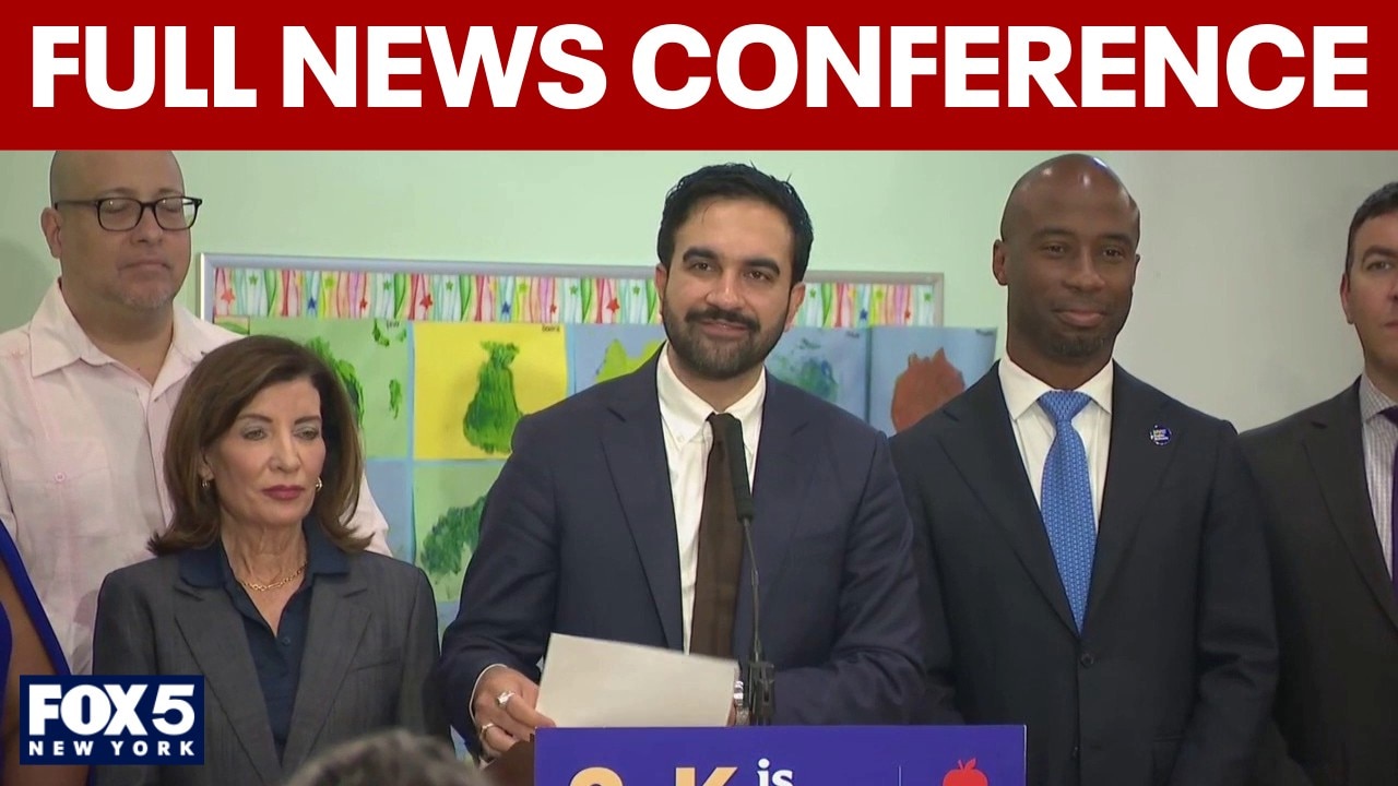 Mamdani, Hochul announce NYC's first 2-K offers | FULL NEWS CONFERENCE