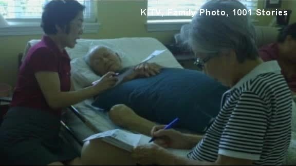 Dying veteran votes for the last time