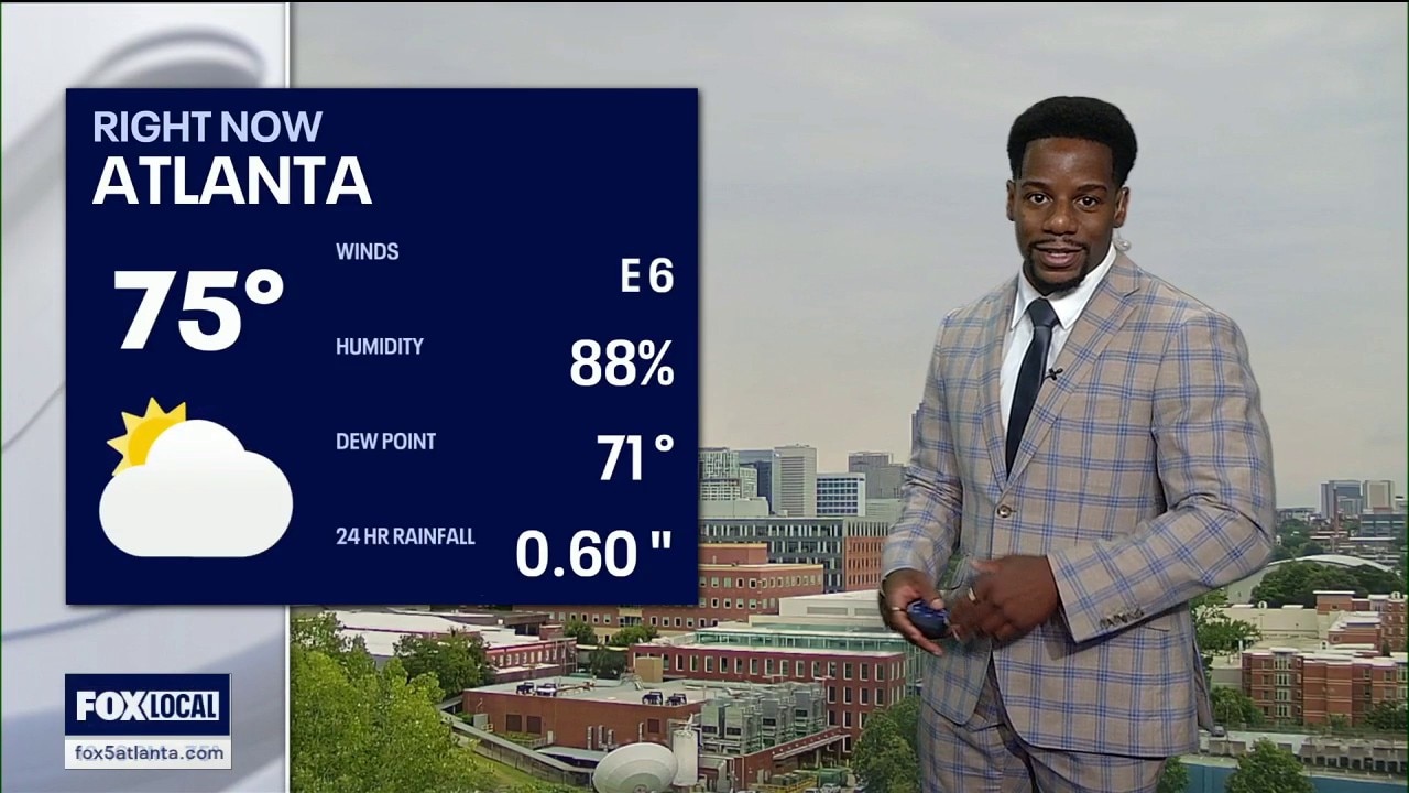 Thursday midday weather forecast