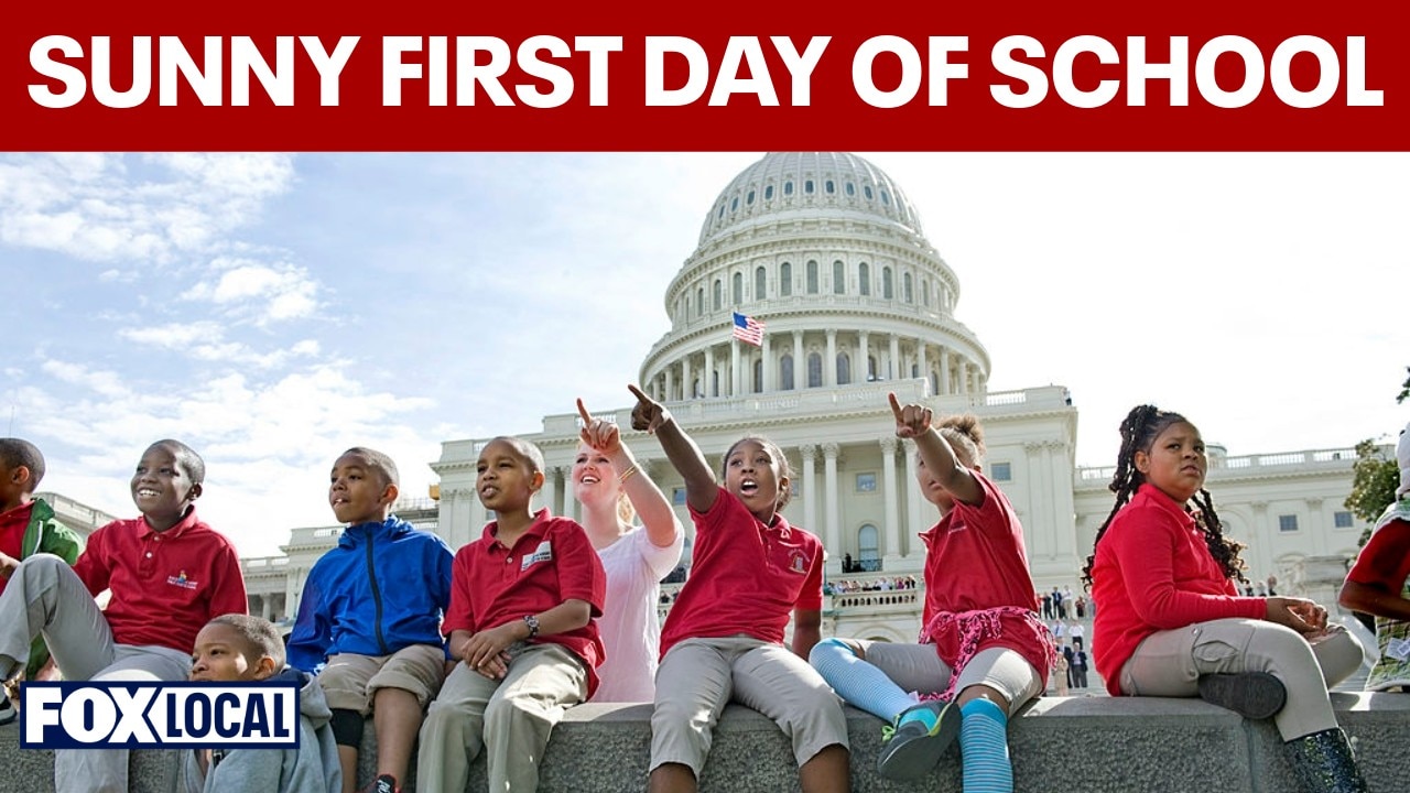 DC-area students head back to school with sunny, mild weather