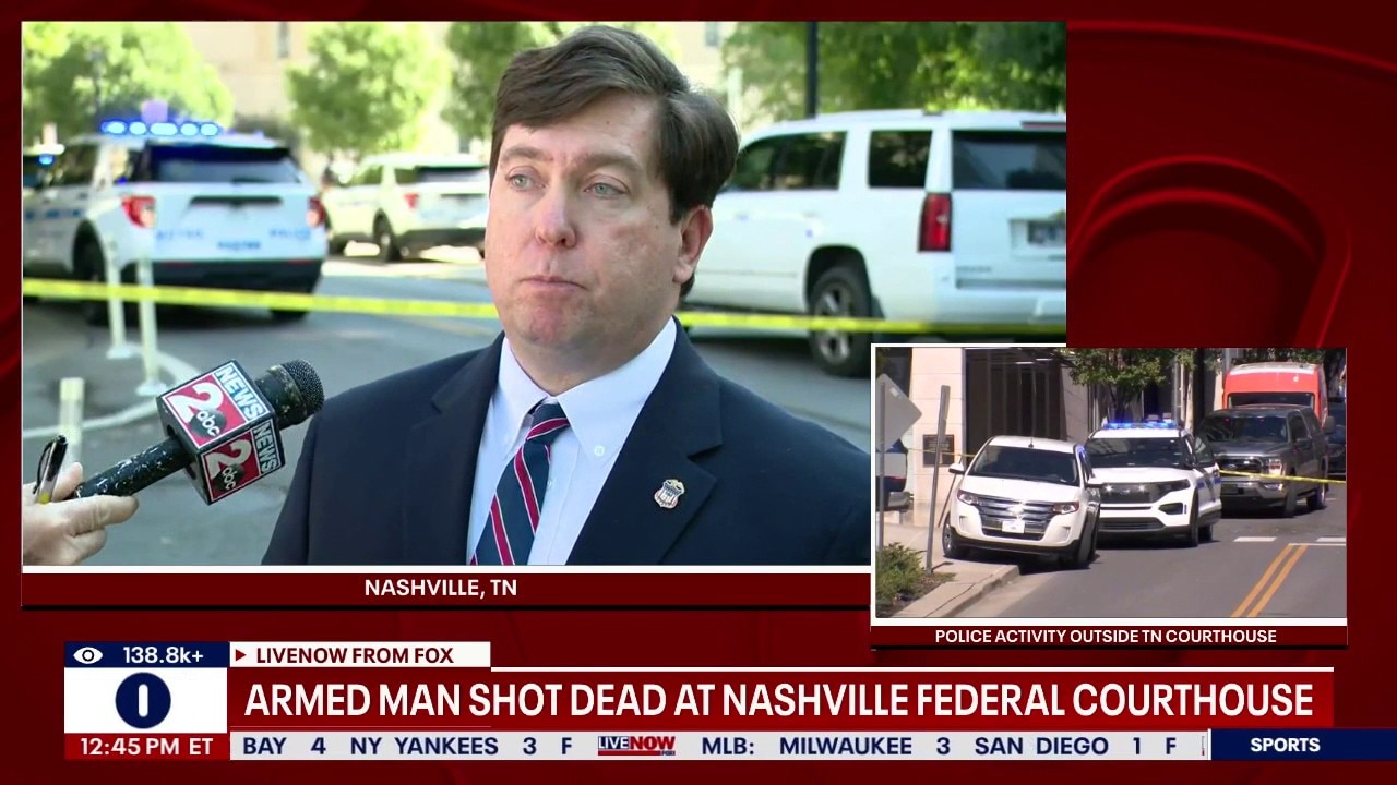 Armed man shot dead by security guard at TN courthouse