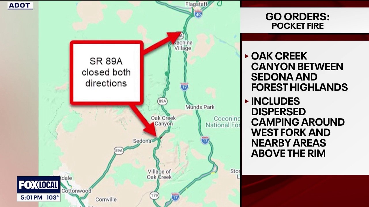Pocket Fire forces evacuations near Sedona, burning 300+ acres