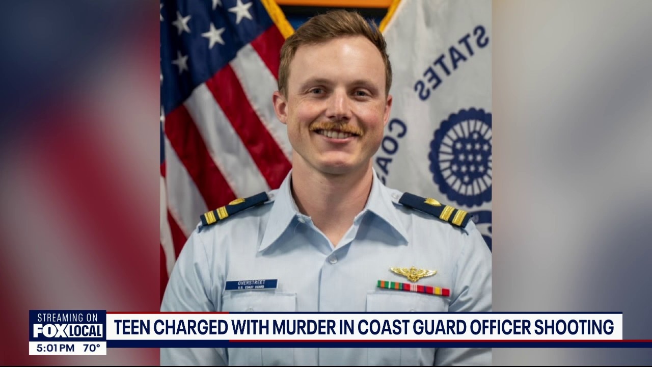 Teen charged with murder in Coast Guard officer shooting