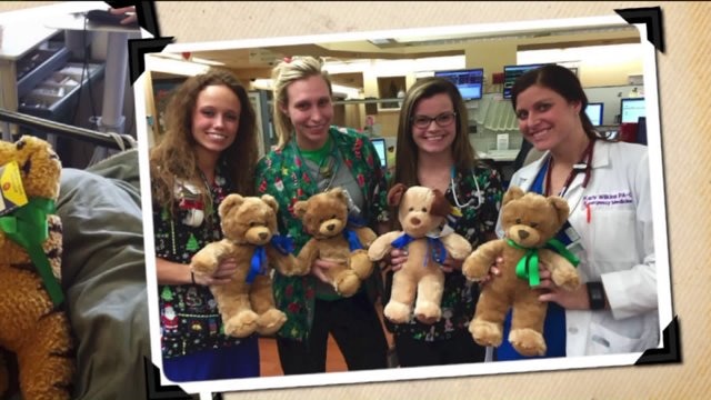 "It makes me feel good:" Group makes it their mission to help children in the hospital