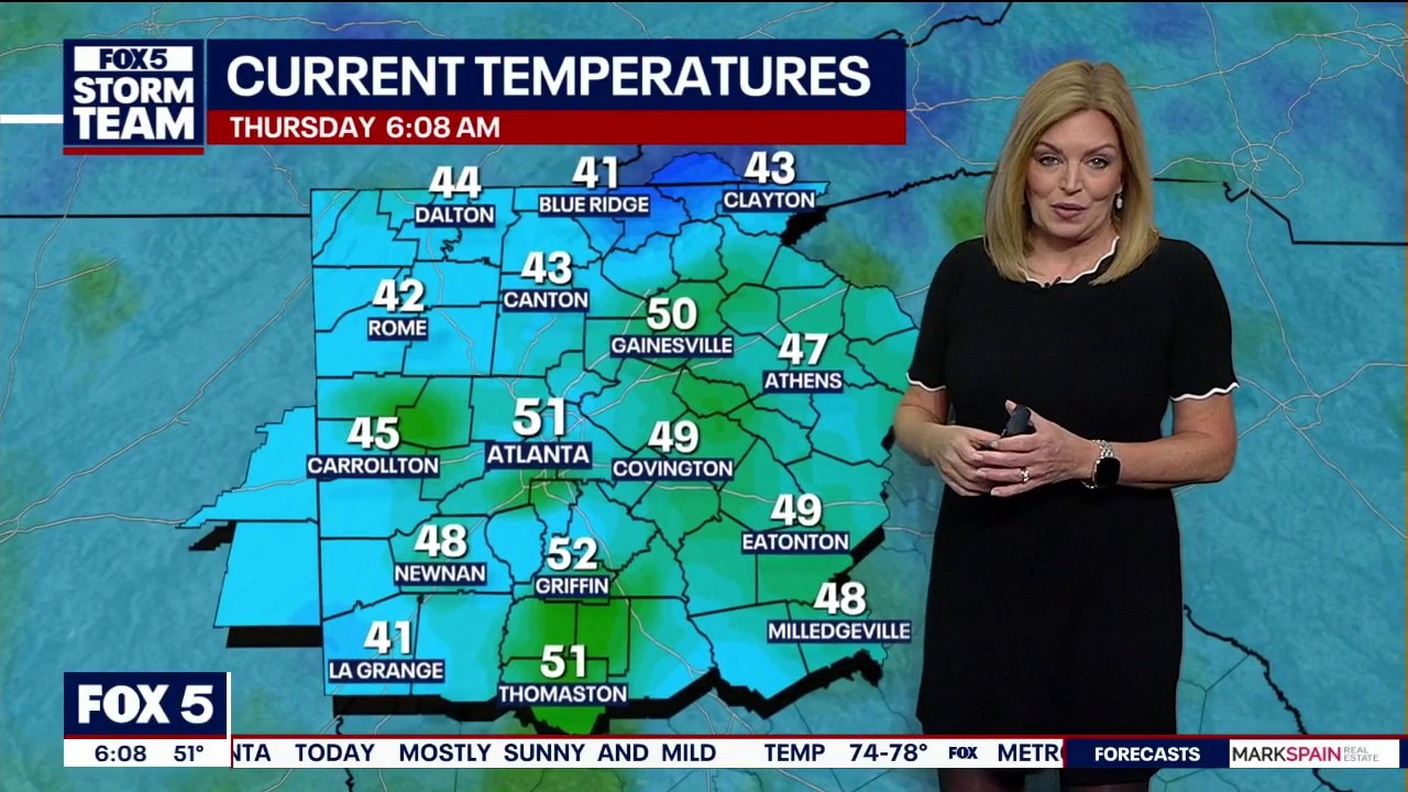 Thursday morning weather forecast