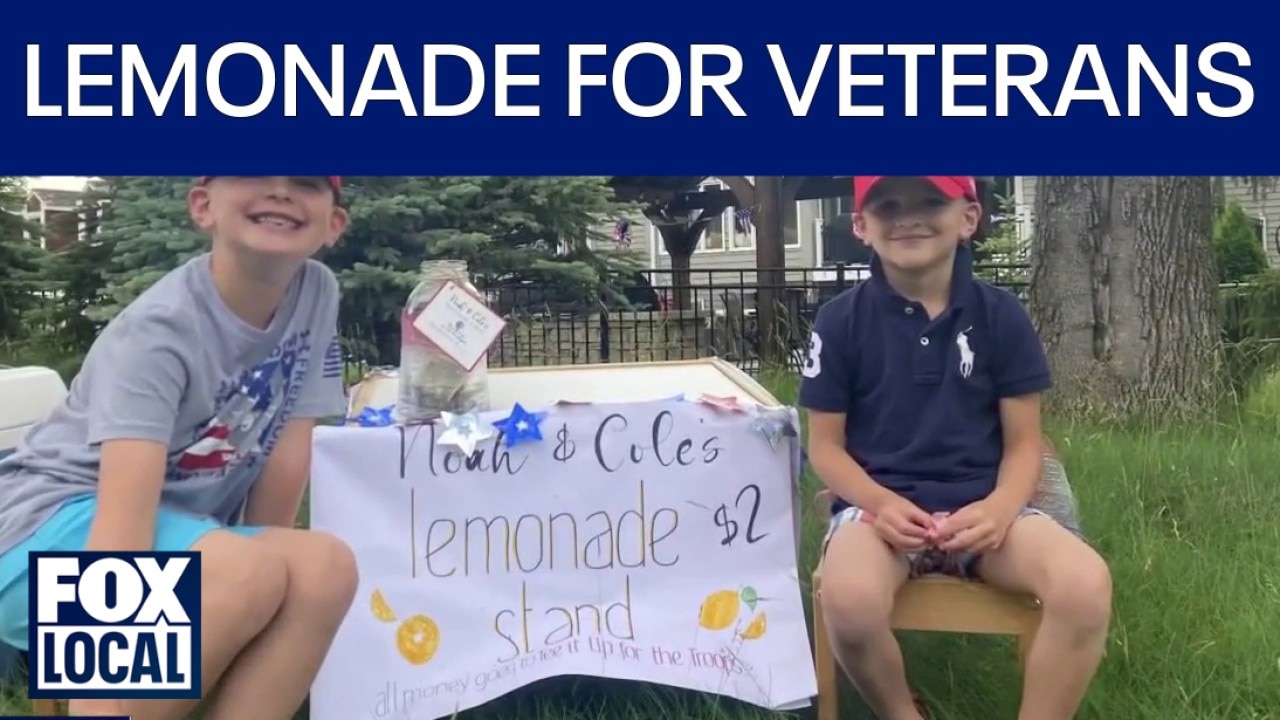 Eden Prairie brothers' lemonade stand funds veteran support