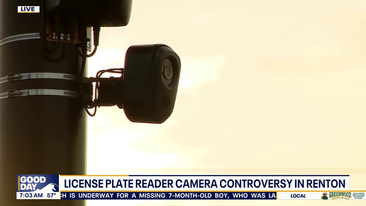 License plate reader camera controversy in Renton, WA