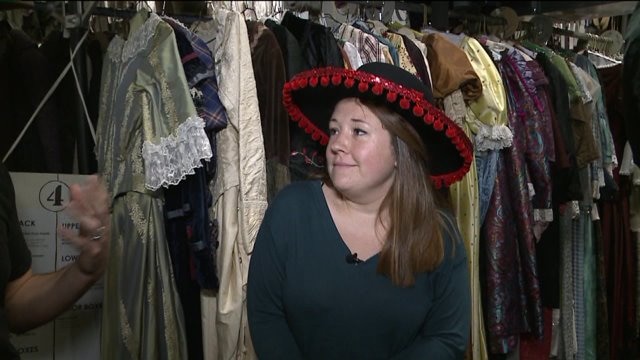 Chip learns about variety of costumes at Milwaukee Repertory Theater