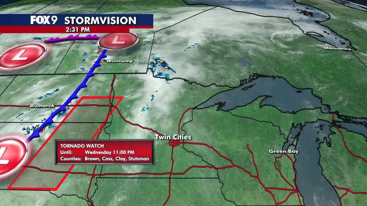 MN weather: Tornado watch in western part of state