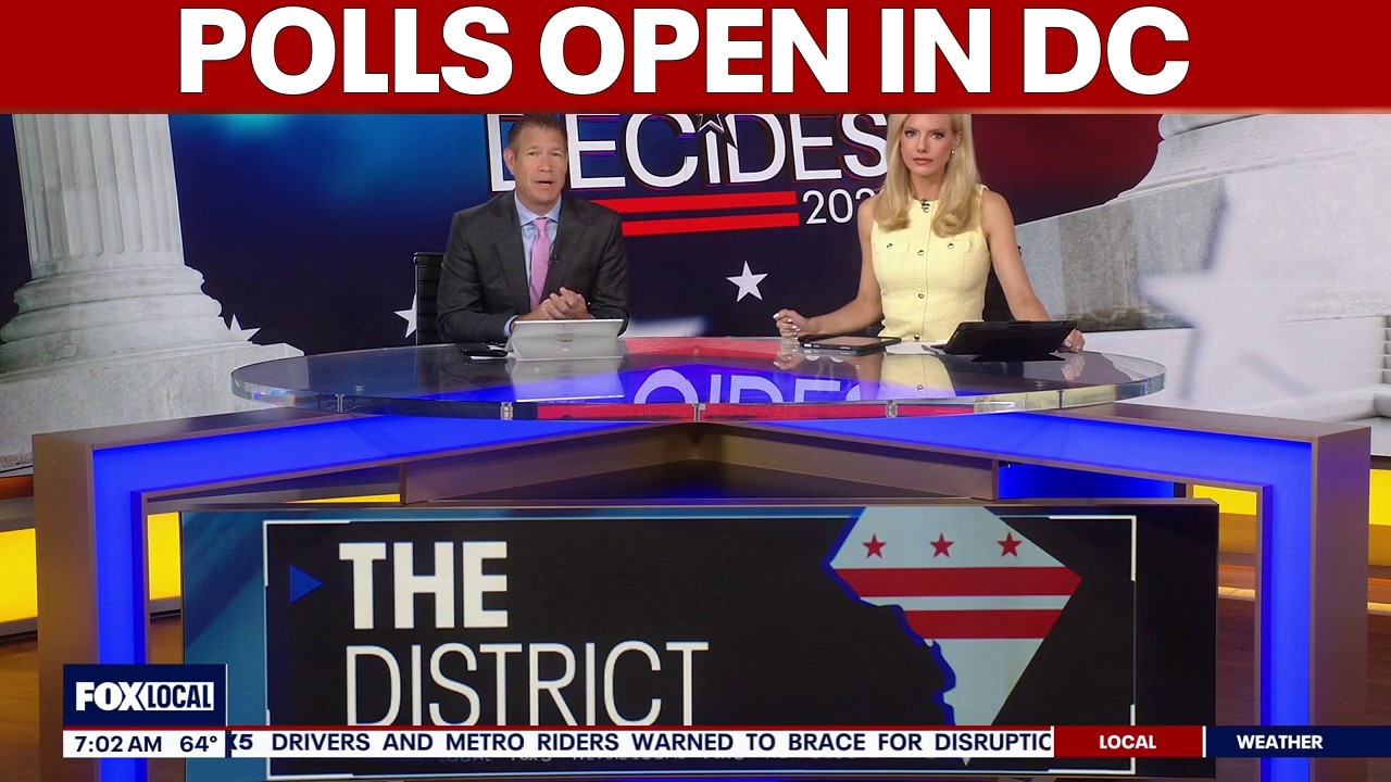 Polls open in DC for Primary Election 2026