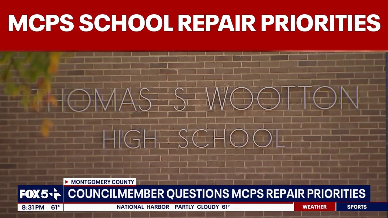 Rockville councilmember questions MCPS school repair priorities amid multibillion-dollar needs