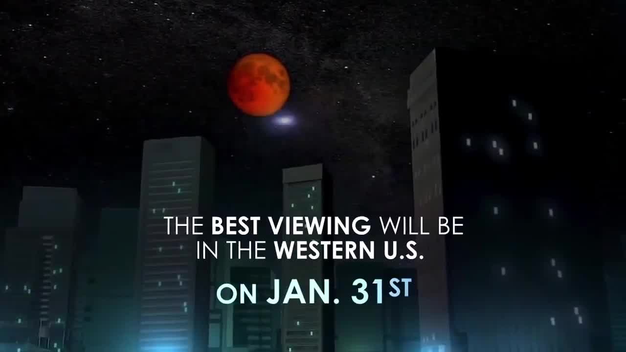 Super blue blood moon