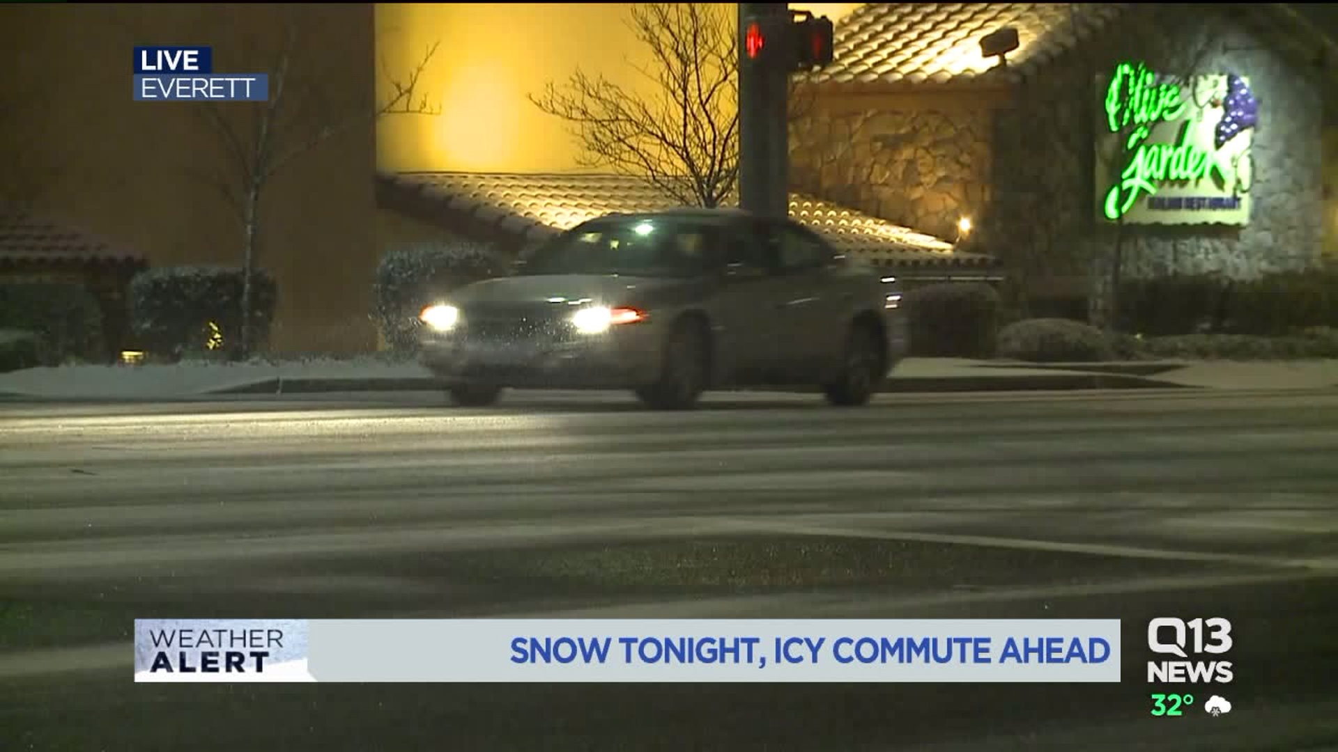 Snow in Everett
