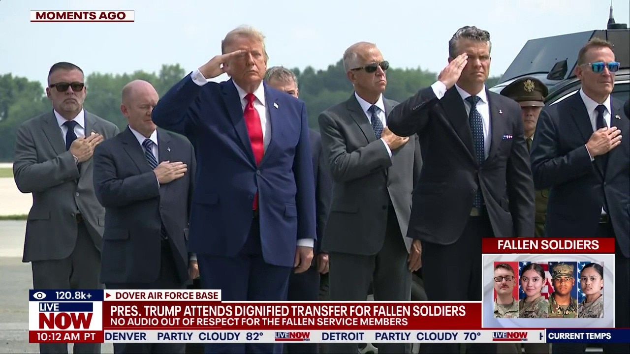Trump attends dignified transfer for fallen soldiers