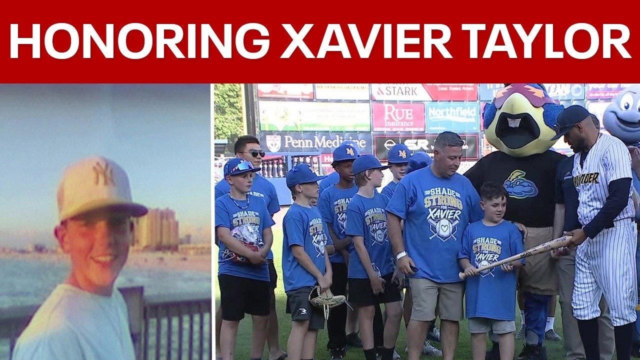 Boy critically injured by baseball honored at Trenton Thunder game
