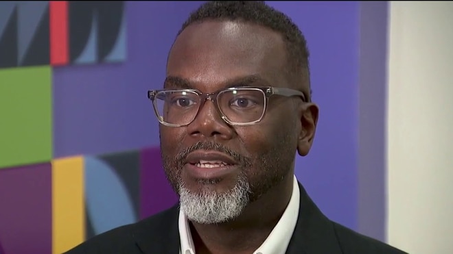 Chicago Mayor Brandon Johnson talks West Side investment, Bears and budget battle